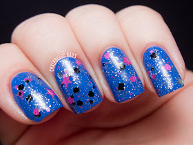 Chalkboard Nails: Starrily We're All Mad Here