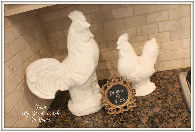 French Farmhouse Kitchen- French Country Roosters- Kitchen Accessories