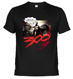 camiseta divertida de la pelicula 300