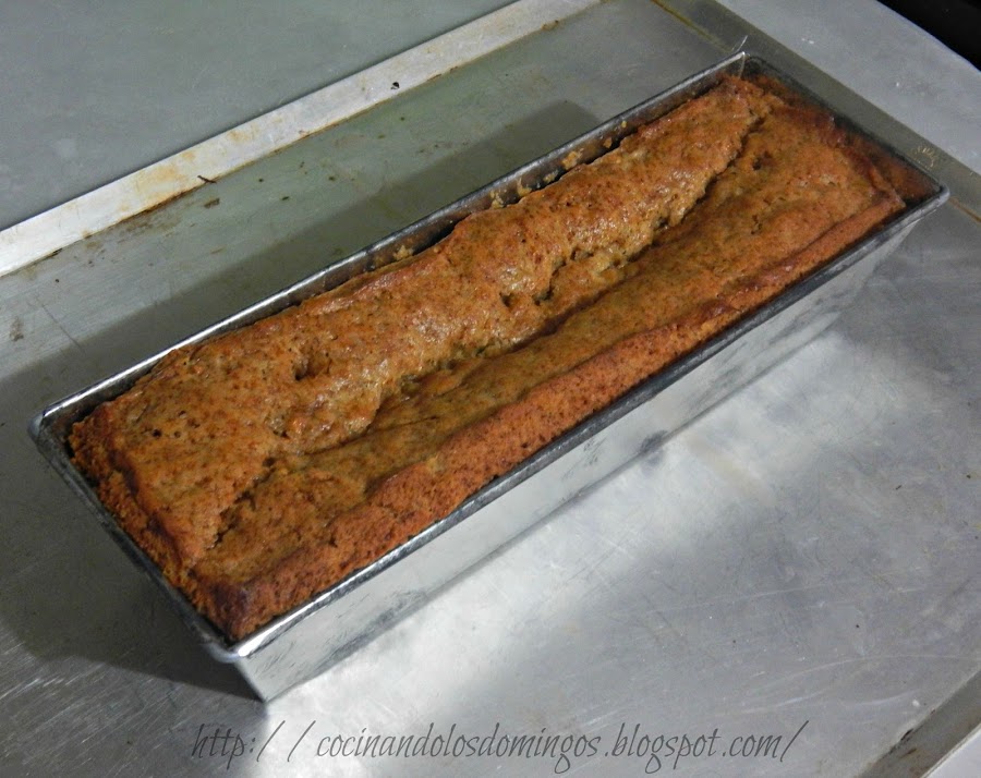 Budín vegano de banano
