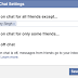 1. Appear Online Only to Selected Friends: