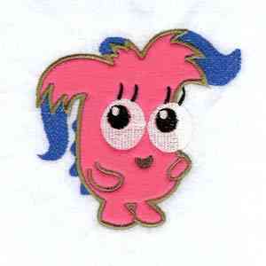 Girly monsters embroidery design  114  lovelyembroidery