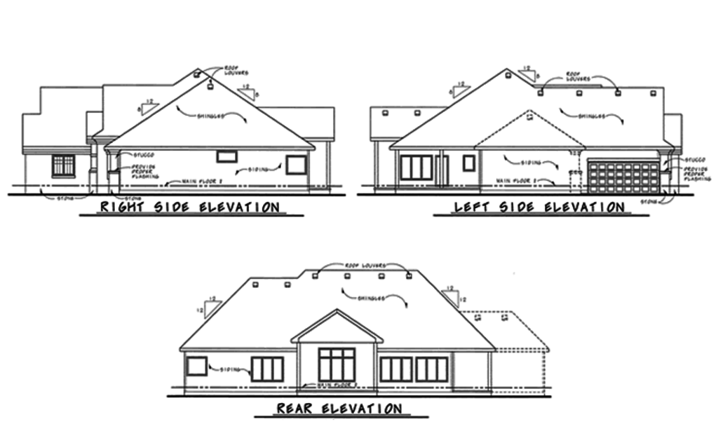 Sketsa Rumah Hitam Putih | Desain Rumah Minimalis 2019