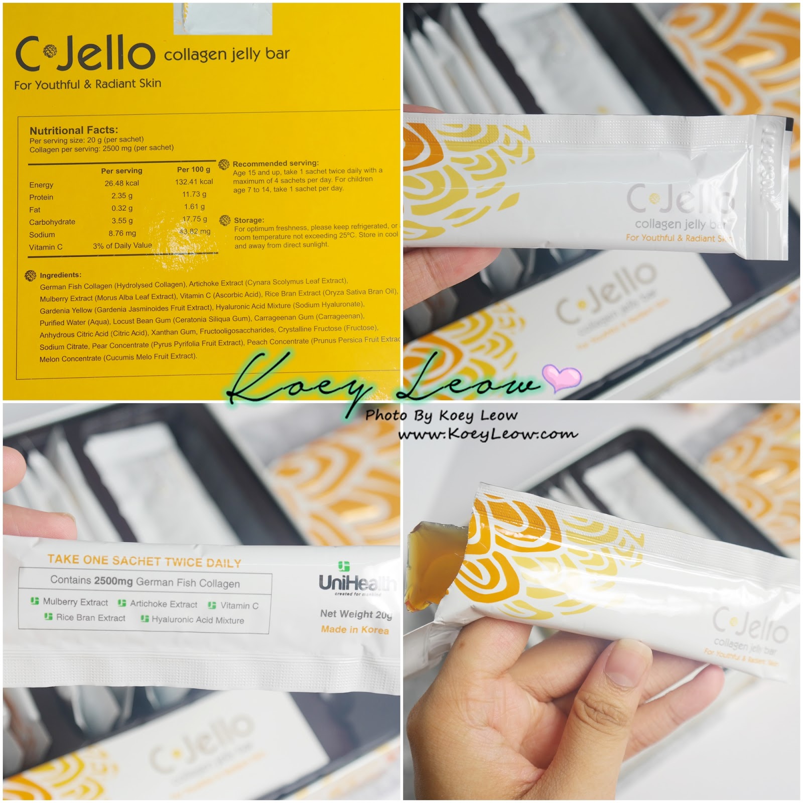 CJello Collagen Jelly Bar Review
