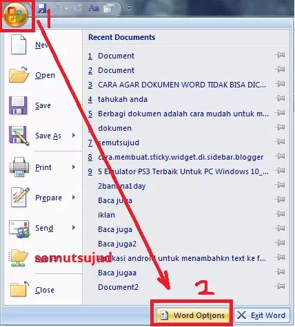 Cara Semoga Dokumen Word Tidak Dapat Diedit Atau Dicopy Yasoopan