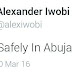 Footballer Alexander Iwobi Arrives Nigeria