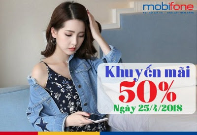 Khuyến mãi MobiFone trả sau ngày 25/4/2018 Khuyến mãi MobiFone trả sau ngày 25/4/2018