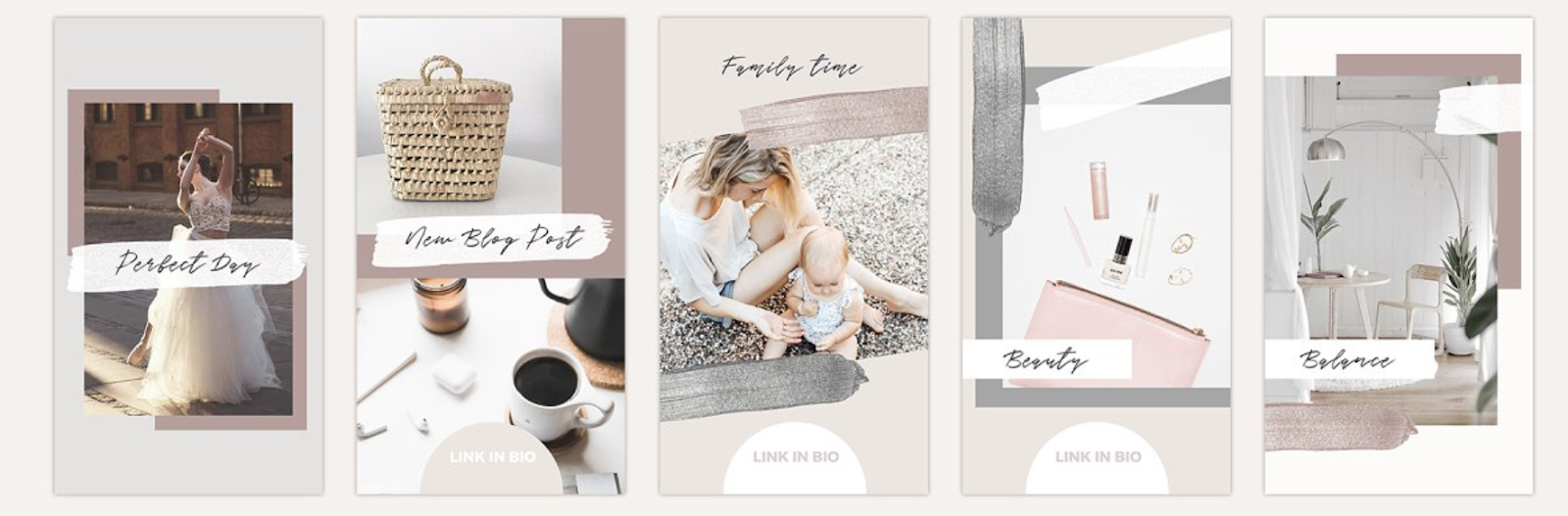 plantillas para instagram maternidad elegantes bonitas diseño en canva y photoshop