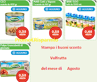 Buoni sconto Valfrutta per il mese di agosto Logo Buoni sconto Valfrutta per il mese di agosto