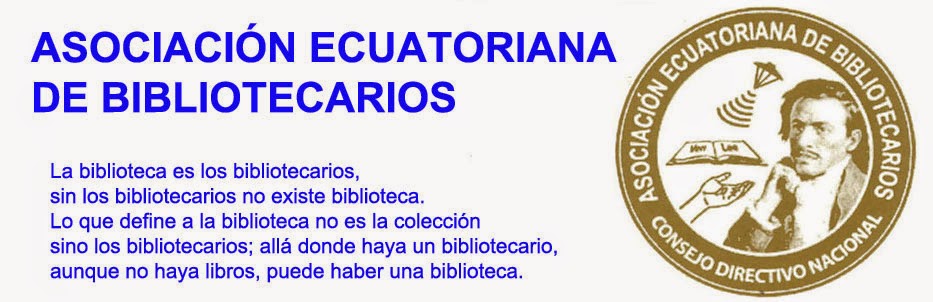 ASOCIACIÓN ECUATORIANA DE BIBLIOTECARIOS