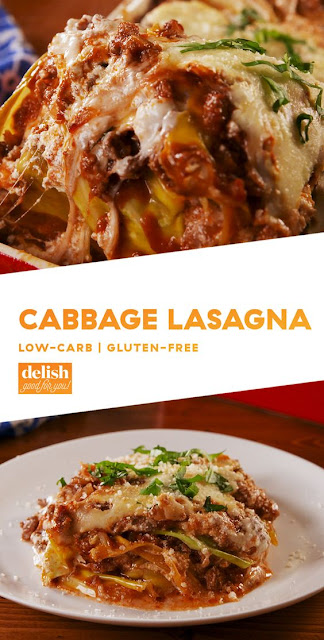 Low-carb Cabbage Lasagna