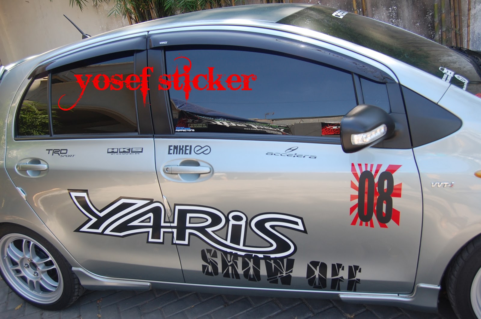  Cutting Sticker Mobil Yaris  Sport Strips By Yosef Sticker  