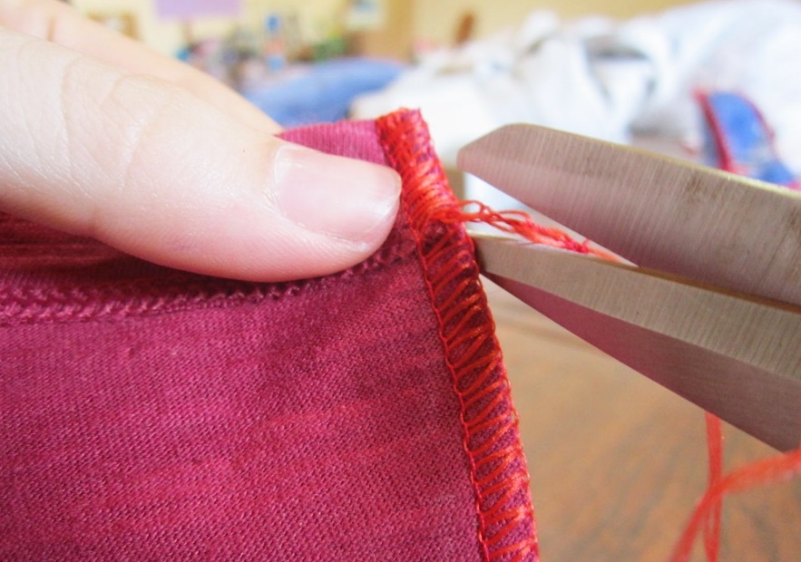 Como arrematar o ponto da overlock