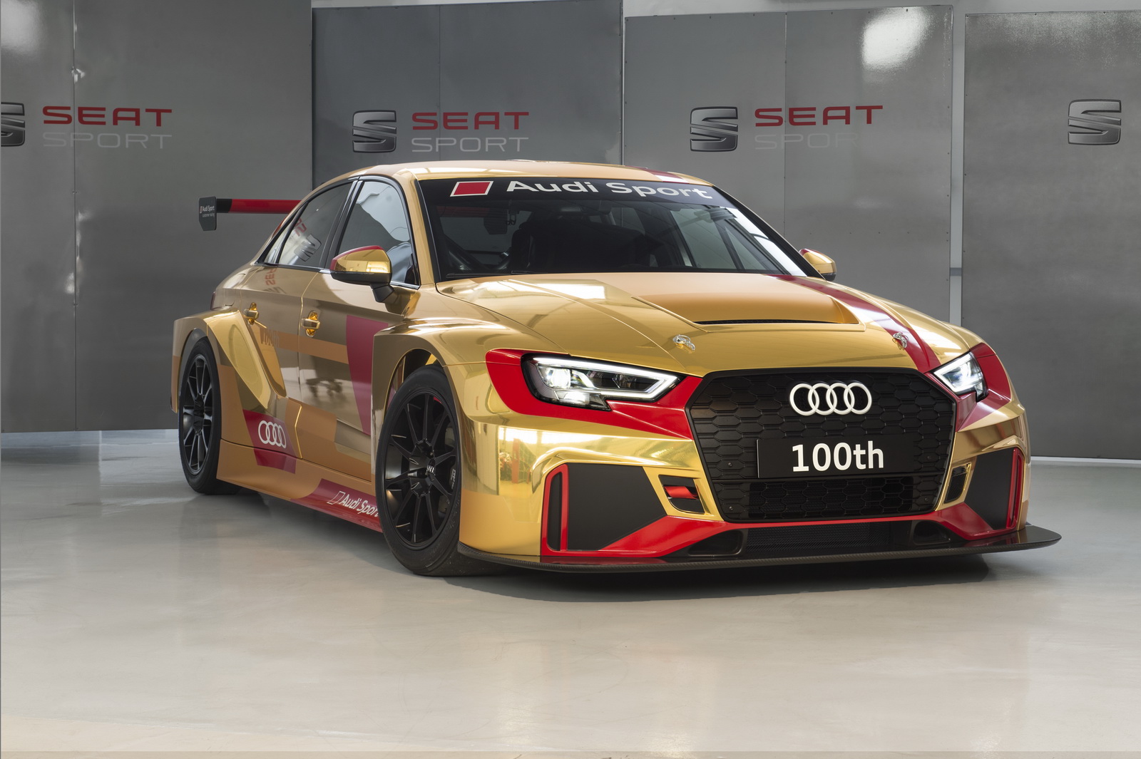 Audi Sport Delivers 100th RS3 LMS Dressed In Special Gold Livery car news