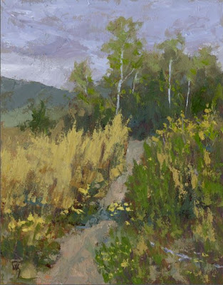 art painting oil landscape impressionism nature autumn overcast