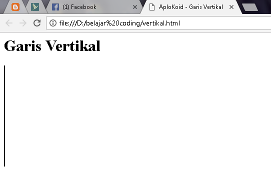 Membuat Garis Vertikal Html | cara membuat garis vertikal dengan html dan css aplokoid Membuat Garis Vertikal Html | cara membuat garis vertikal dengan html dan css aplokoid