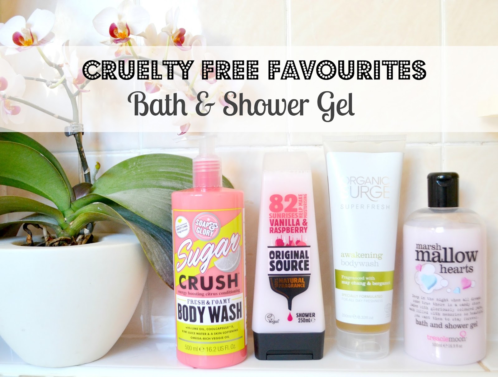 CrueltyFree Favourites Bath & Shower Gel That Lisa Clare