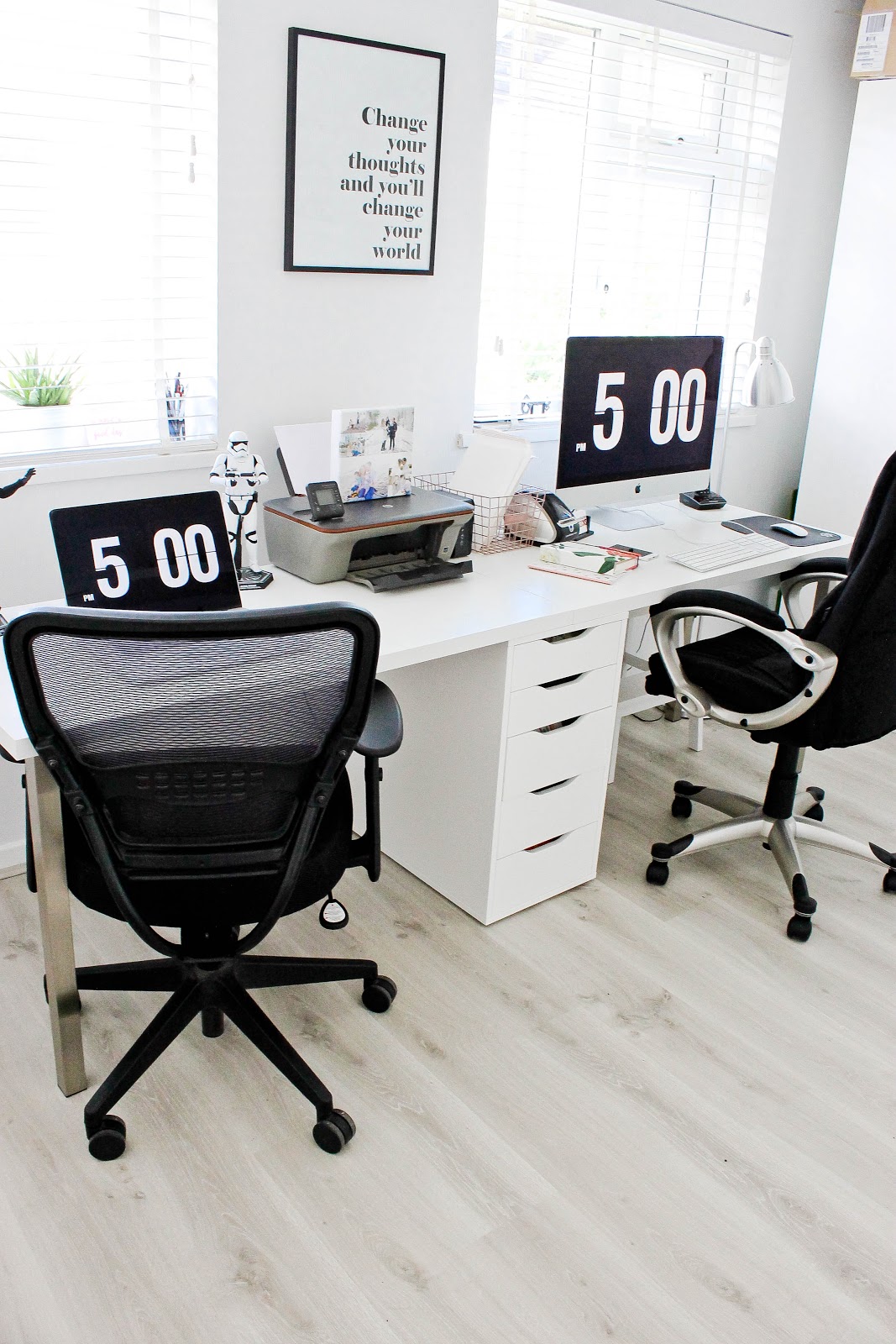 modern office, modern office desk, modern office chairs, ikea office, home office, home study, modern office interior, Scandinavian decor, Scandinavian interior, Scandinavian office furniture, lego display, lego lightsabers, office room tour, home interiors,