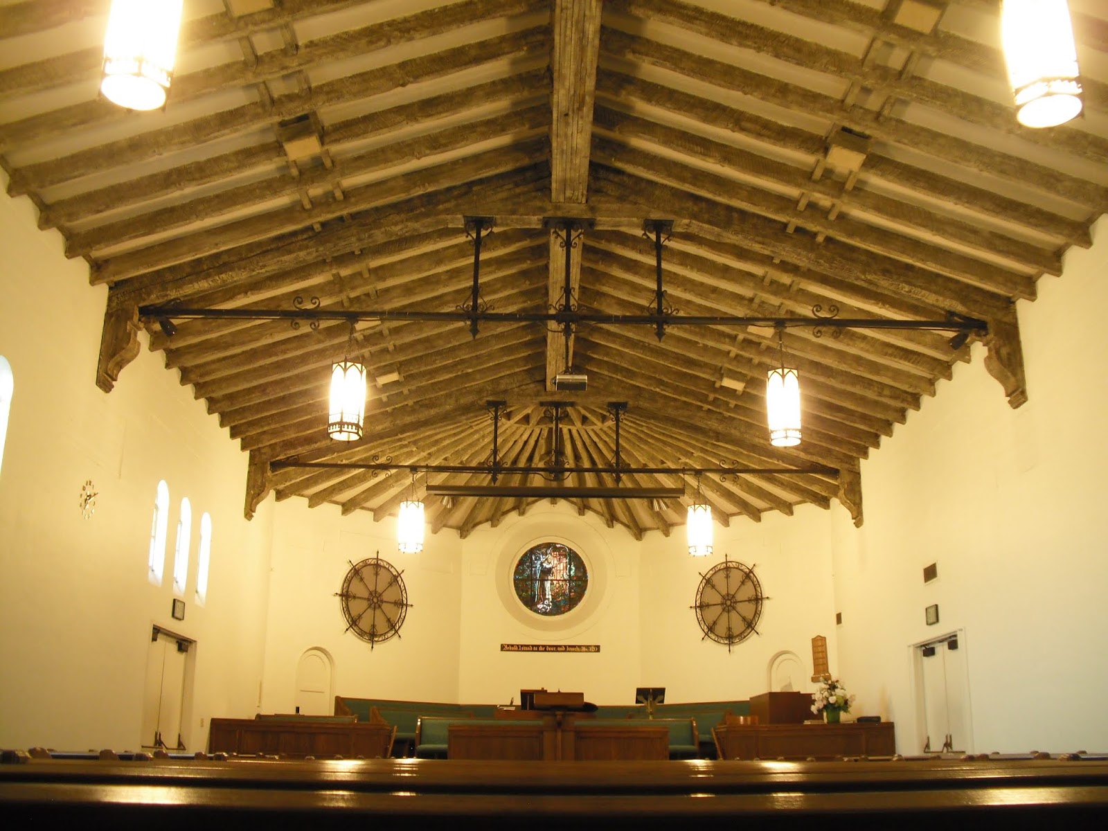 Historic LDS Architecture Alhambra (CA) Ward Chapel Interior