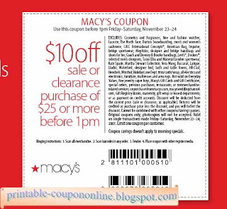 Free Printable Macy's Coupons Free Printable Macy's Coupons