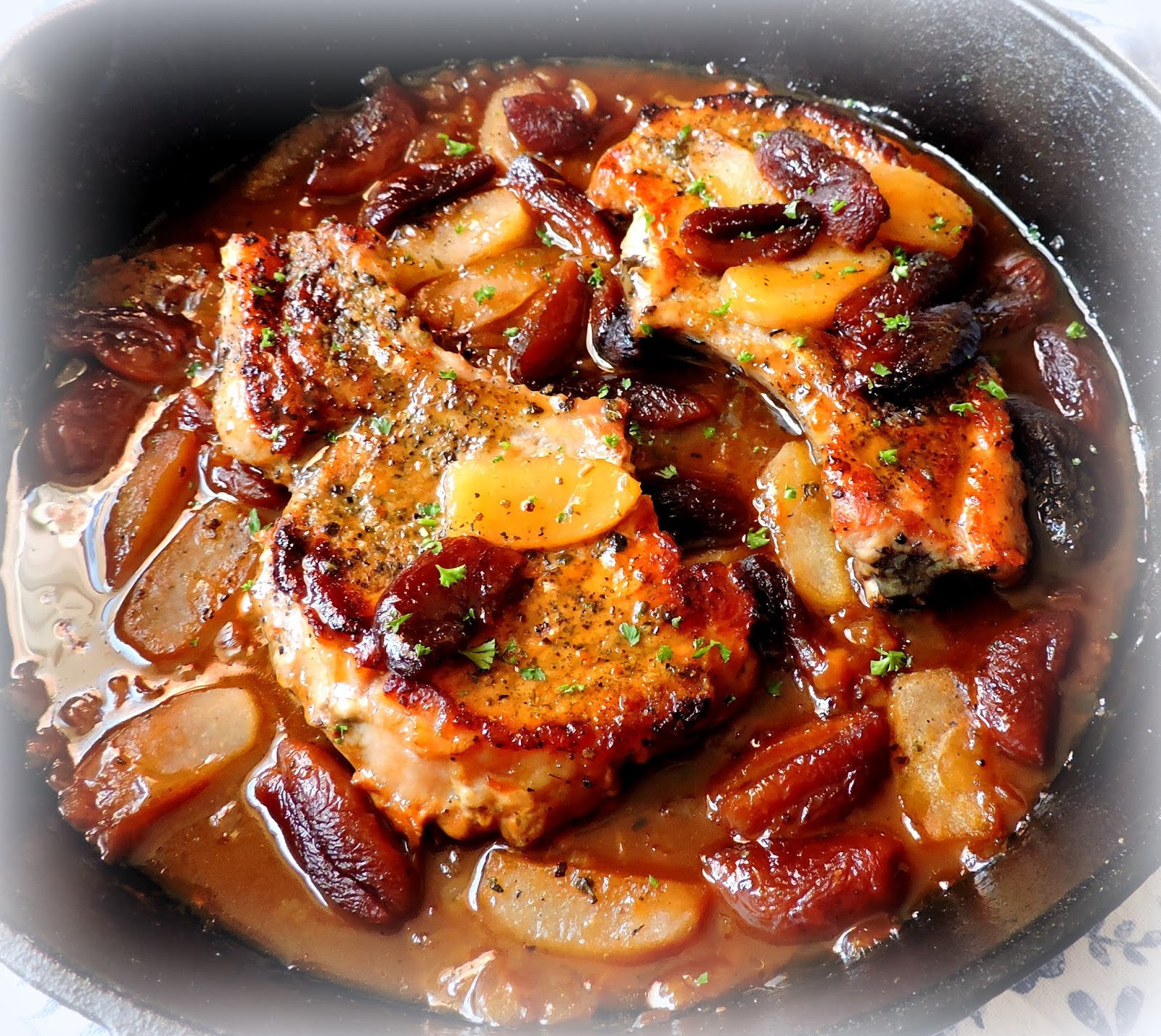 Sweet Apple & Apricot Pork Chops The English Kitchen