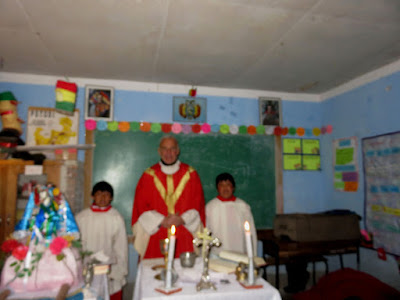in San José de Buenos Aires feierten wir den Hl. Santiago bei Kerzenbeleuchtung