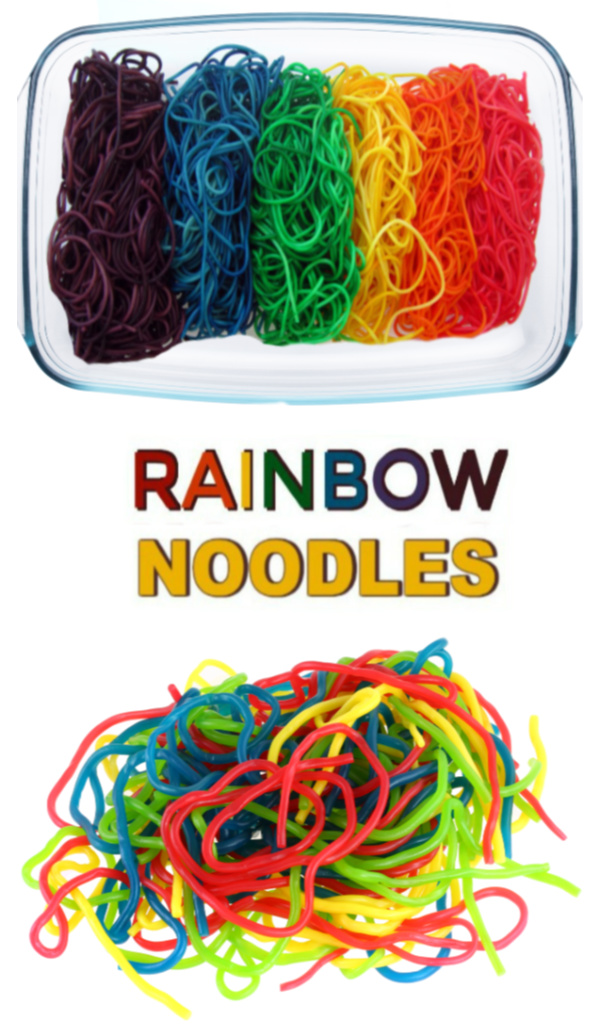 Explore all of the senses with rainbow dyed sensory noodles! Making this colorful rainbow spaghetti is easy, and there are so many fun ways for kids to play and explore! #rainbowdyednoodles #rainbownoodles #rainbowspaghetti #sensoryactivitiestoddlers #sensoryactivities #sensorybins #coloredpasta #colorednoodlessensory #howtodyepasta #howtodyenoodles #growingajeweledrose Are you ready to play with the rainbow? Making this colorful rainbow spaghetti is easy, and there are so many fun ways for kids to play and explore! #rainbowdyednoodles #rainbownoodles #rainbowspaghetti #sensoryactivitiestoddlers #sensoryactivities #sensorybins #coloredpasta #colorednoodlessensory #howtodyepasta #howtodyenoodles #growingajeweledrose