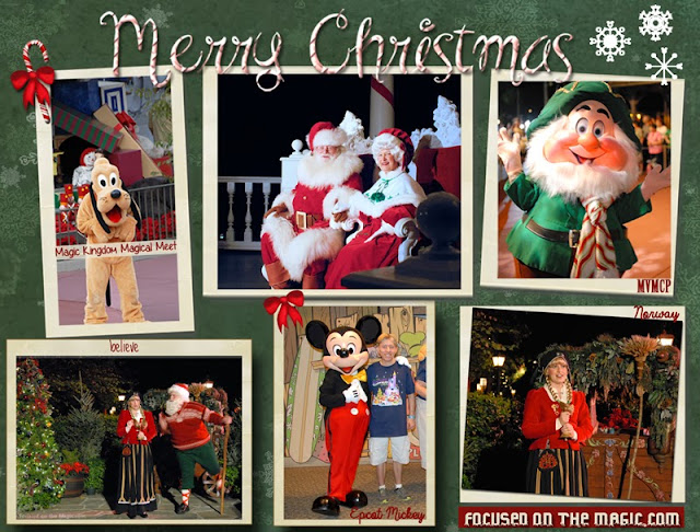 Disney World Holiday Character Encounters