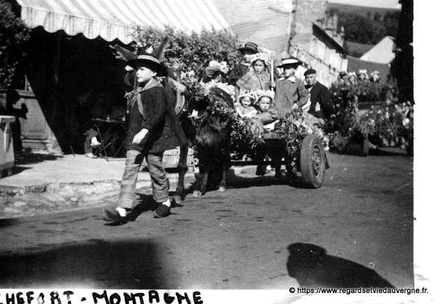 fête à Rochefort-Montagne août 1946.