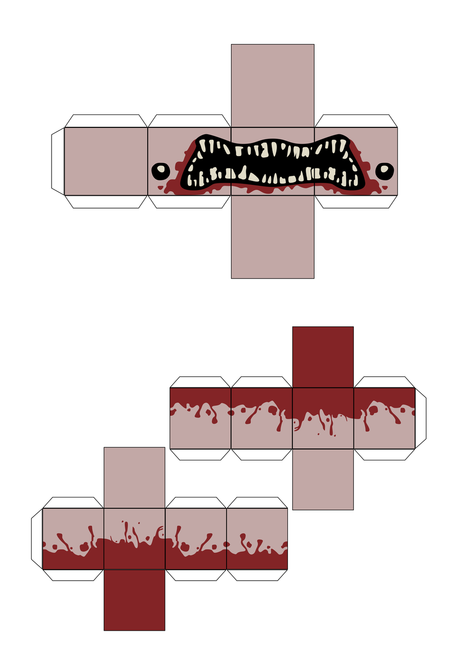 Urban Brain Papercraft The binding of Isaac papercraft