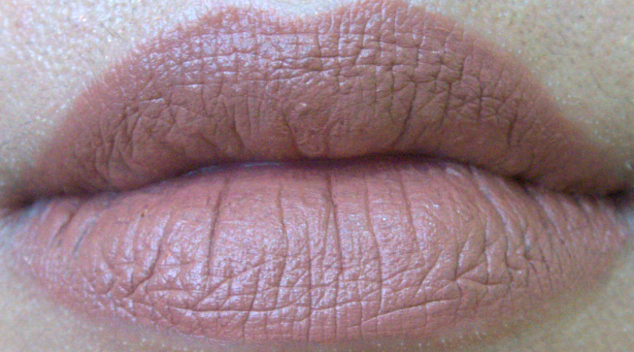 e.l.f. Studio Matte Lip Color in Praline Review, Photos, Swatches