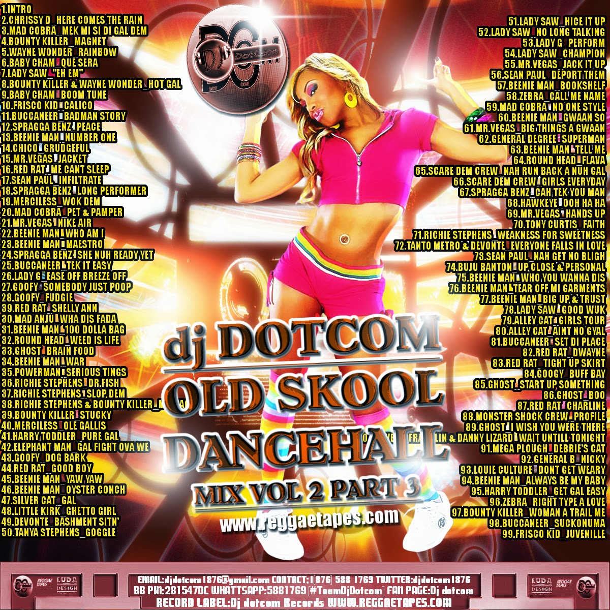 DJ OLD SKOOL DANCEHALL MIX VOL 2 PART 3