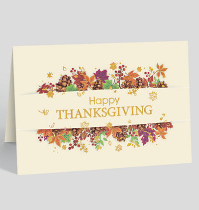 thanksgiving cards business
