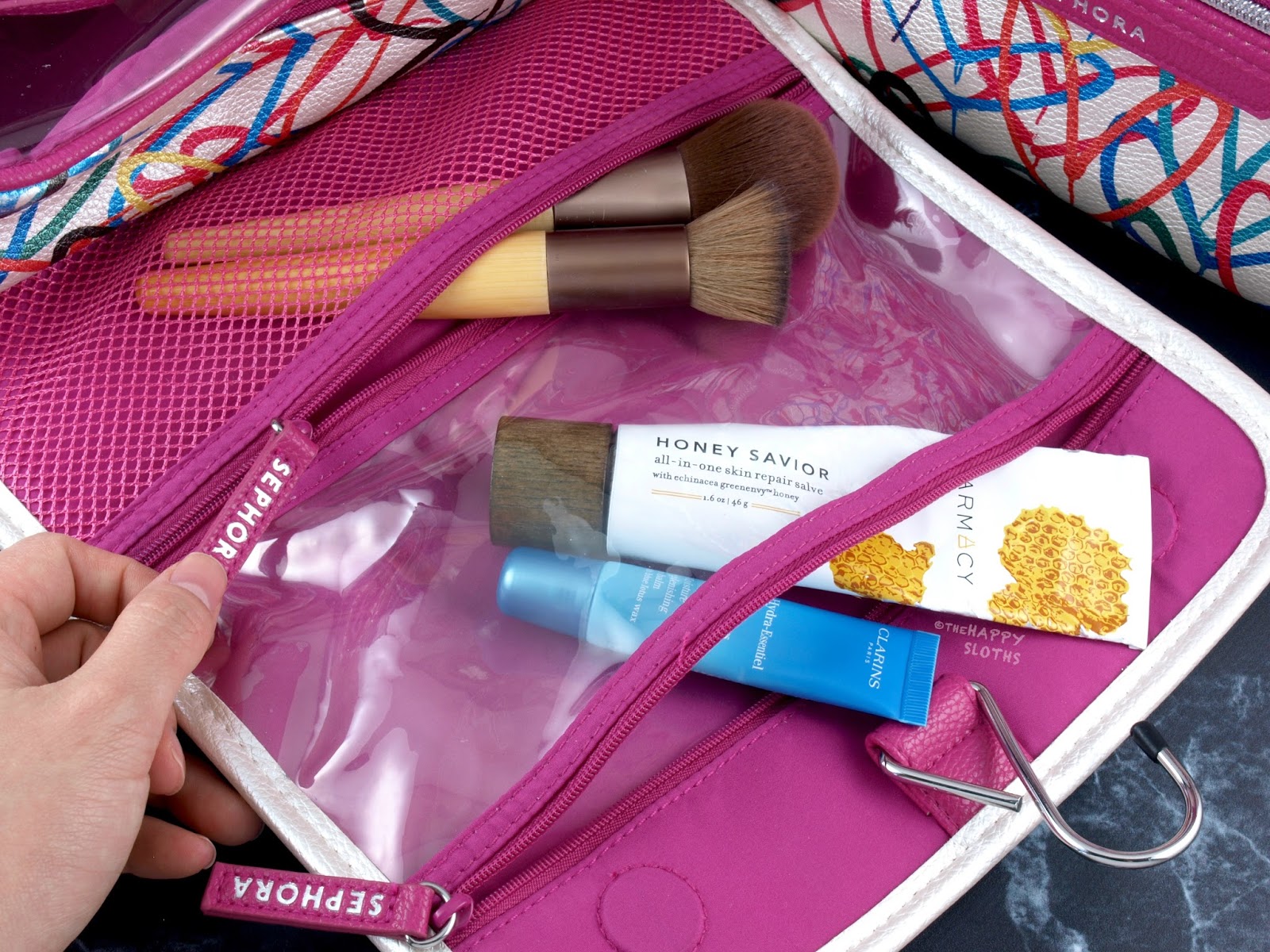 Sephora Collection | J Goldcrown Bleeding Hearts Makeup Bag Collection | The Overpacker: Review 