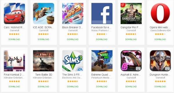 Free mobile phone Java applications