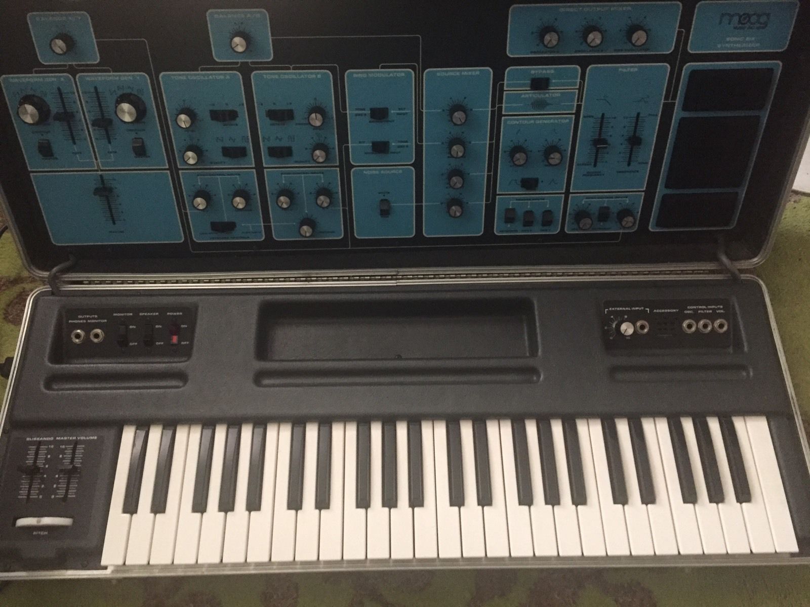MATRIXSYNTH Moog Sonic 6 Six Keyboard Synthesizer