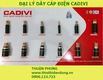 Đại lý cấp 1 dây cáp điện Cadivi 100% giá gốc