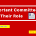 Important Committee and Their Role Static GK