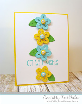 Get Well Wishes card-designed by Lori Tecler/Inking Aloud-stamps and dies from Lil' Inker Designs Get Well Wishes card-designed by Lori Tecler/Inking Aloud-stamps and dies from Lil' Inker Designs