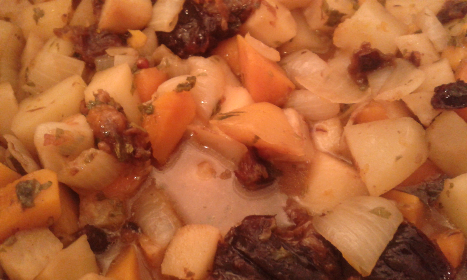 The Frugal Snob Fragrant Vegetable & Prune Tagine & Kuku Sabzi