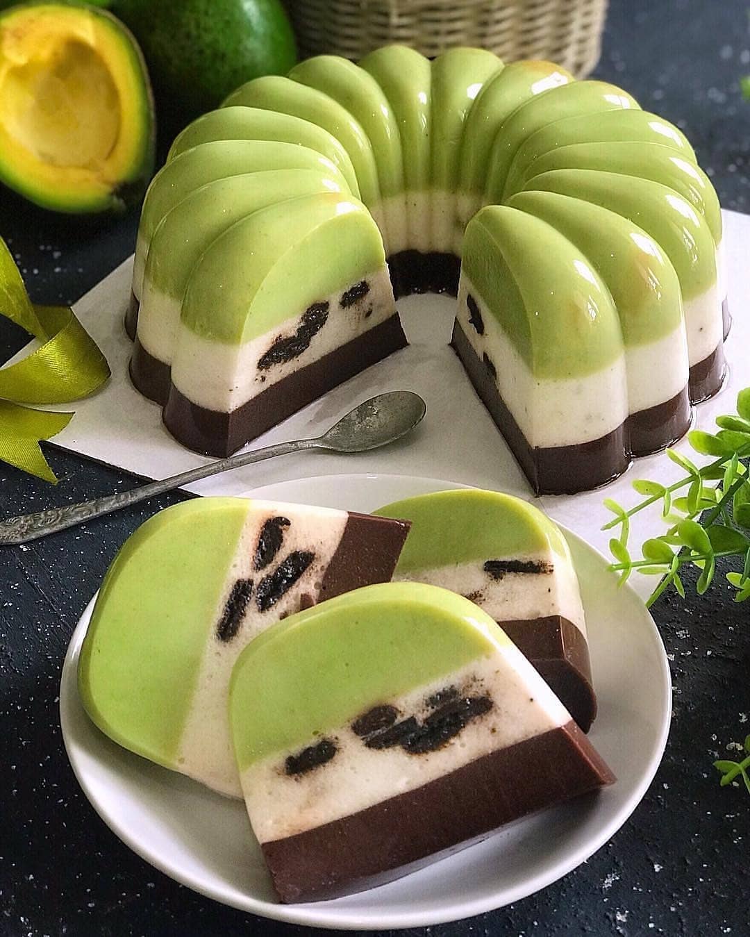PUDING ALPUKAT OREO COKLAT RESEP MASAKAN MAMA