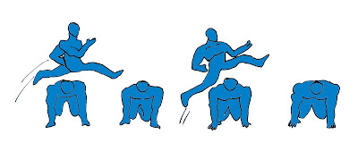Salto alto atletismo juegos enseñanza técnica Salto alto atletismo juego carrera obstáculos corporales