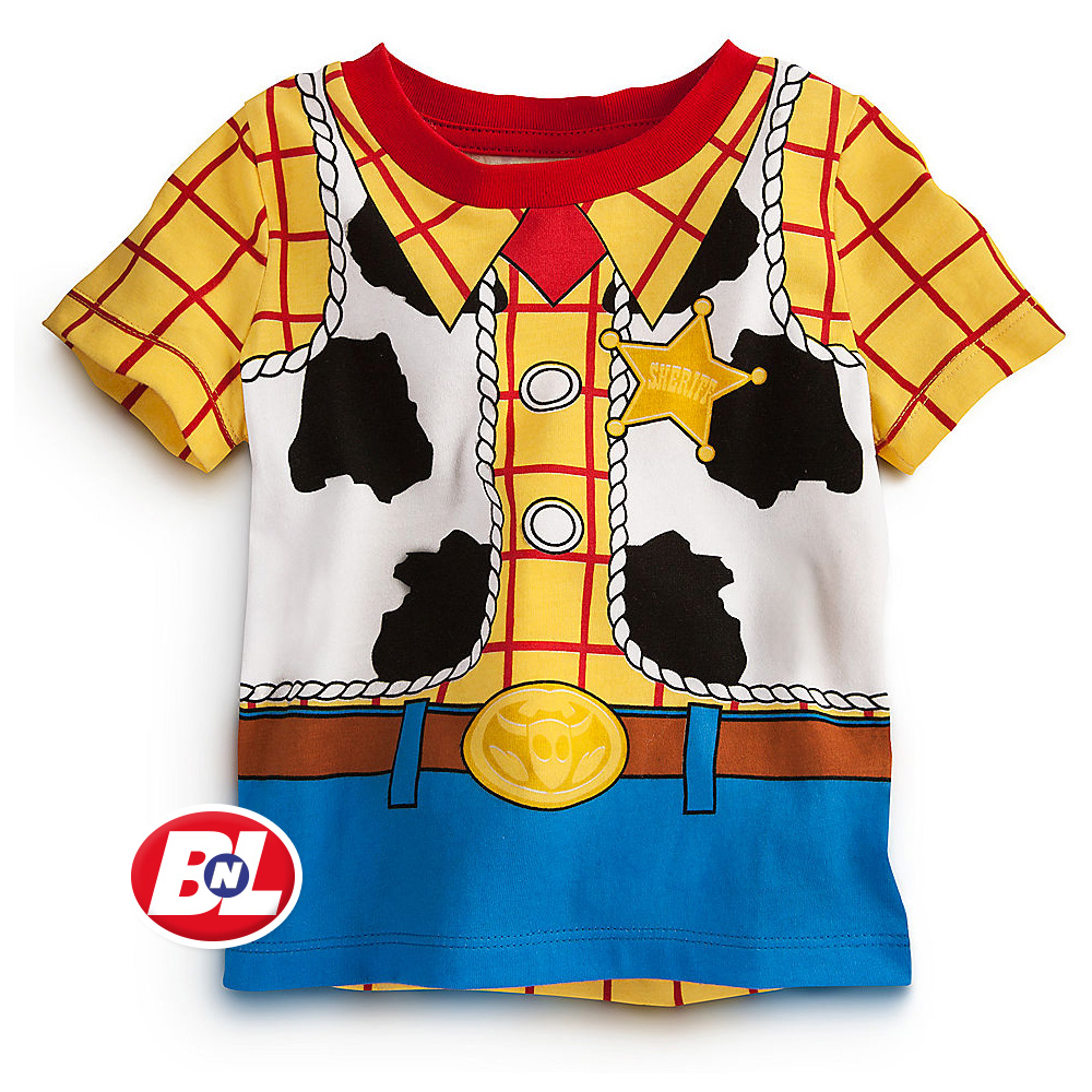 WELCOME ON BUY N LARGE: Toy Story: Woody Costume Tee for Baby