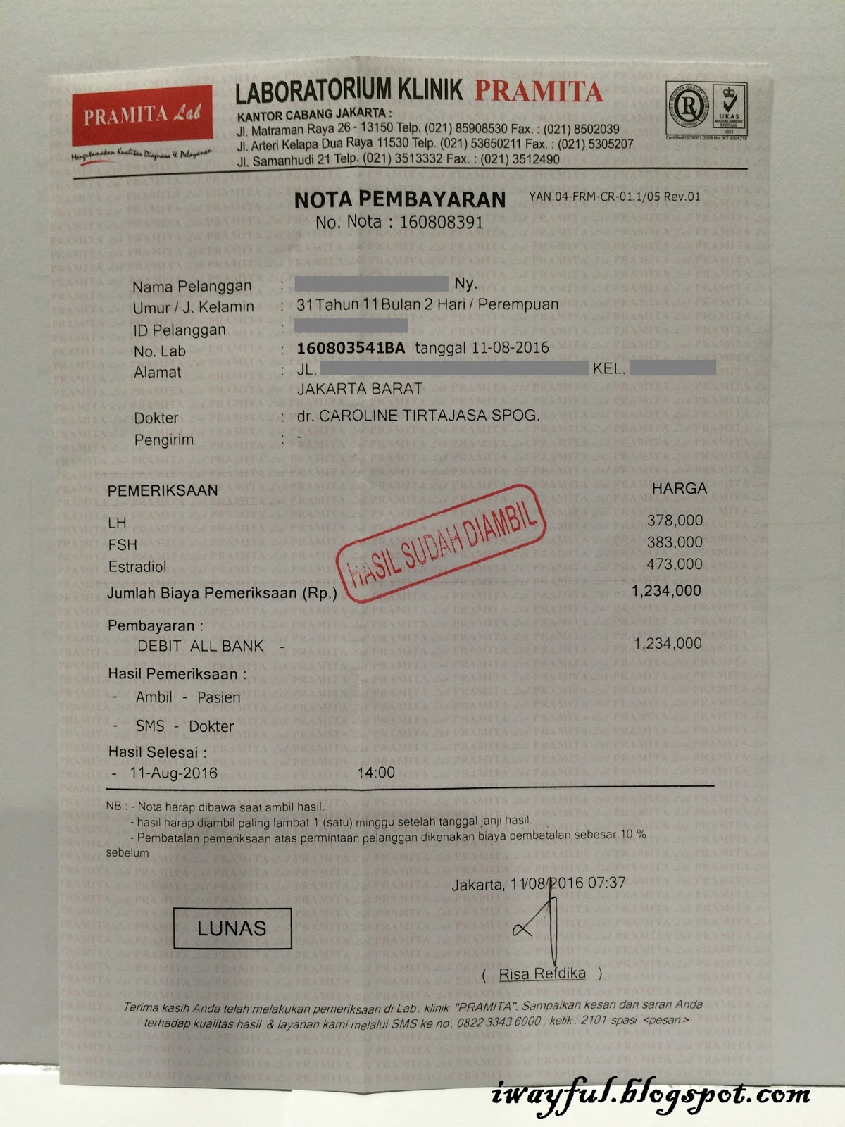 to Iwayful Blog IVF pertama kami