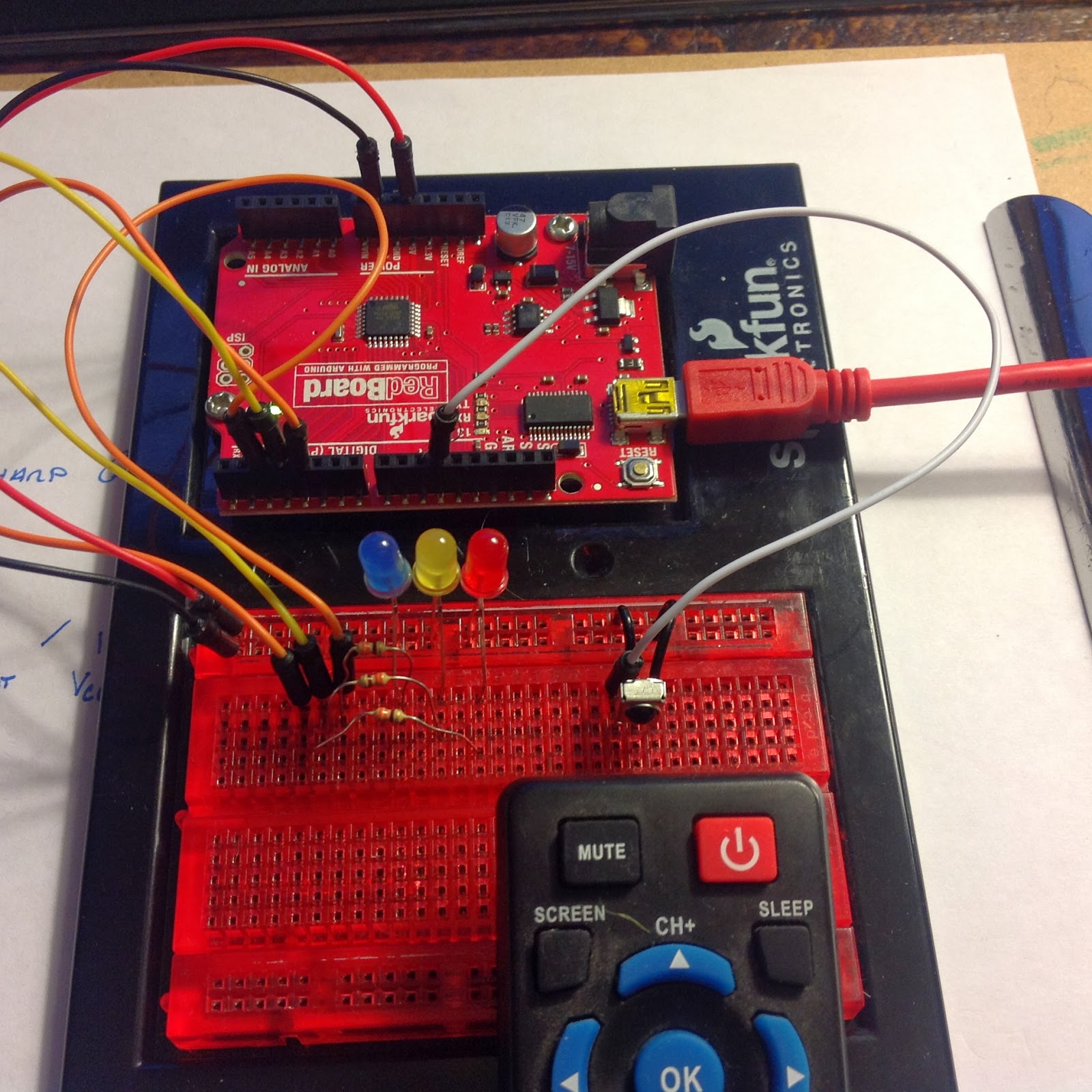 Sullivan Using an IR remote to Control an Arduino Circuit Diagram