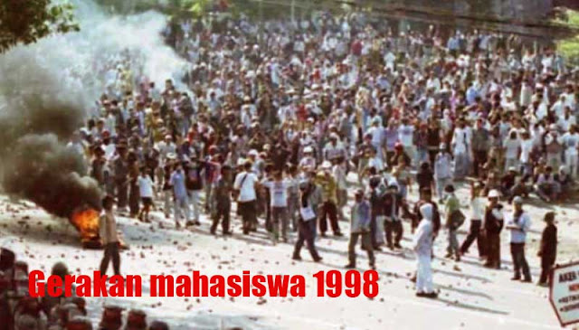 Foto Gerakan mahasiswa 1998