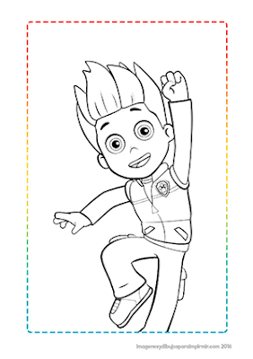 Imprimir y colorear Imprimir y colorear cada personaje de patrulla canina