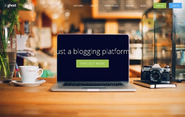 Ghost dot org homepage