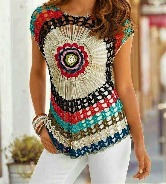 how to make a crochet blouse with graphic and video step by how to make graphic
