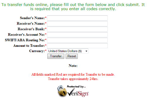 Transfer money from forex card to bank account online